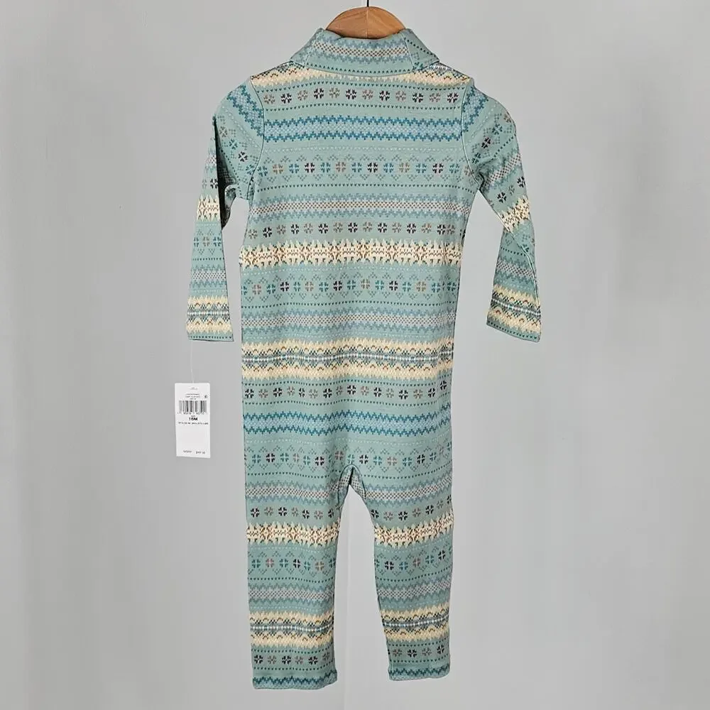 Ralph Lauren Fair Isle‎ Shawl-Collar Coverall | Baby 18 Months | MINOR FLAW